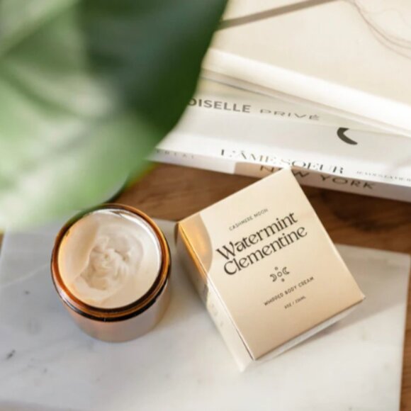 NWT Cashmere Moon Watermint Clementine Whipped Body Cream - Picture 2 of 2